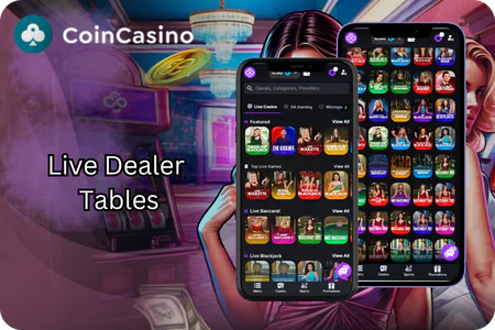 Live Dealer Tables Coin Casino